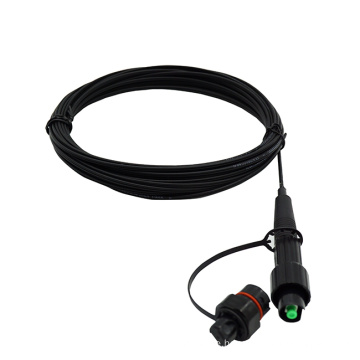 waterproof  Fiber Optic Cable Patch cord With Waterproof MINI SC Connector